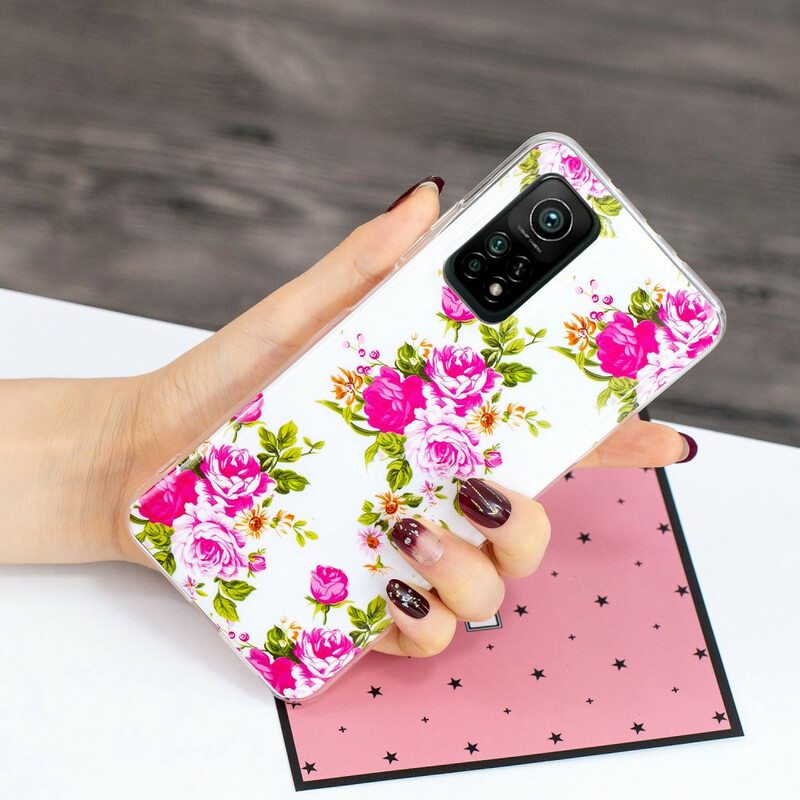 Case Xiaomi Mi 10T / 10T Pro Fluoresoivat Liberty Flowers