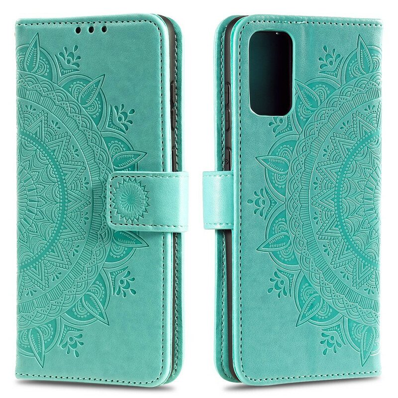 Flip Case Xiaomi Mi 10T / 10T Pro Auringon Mandala