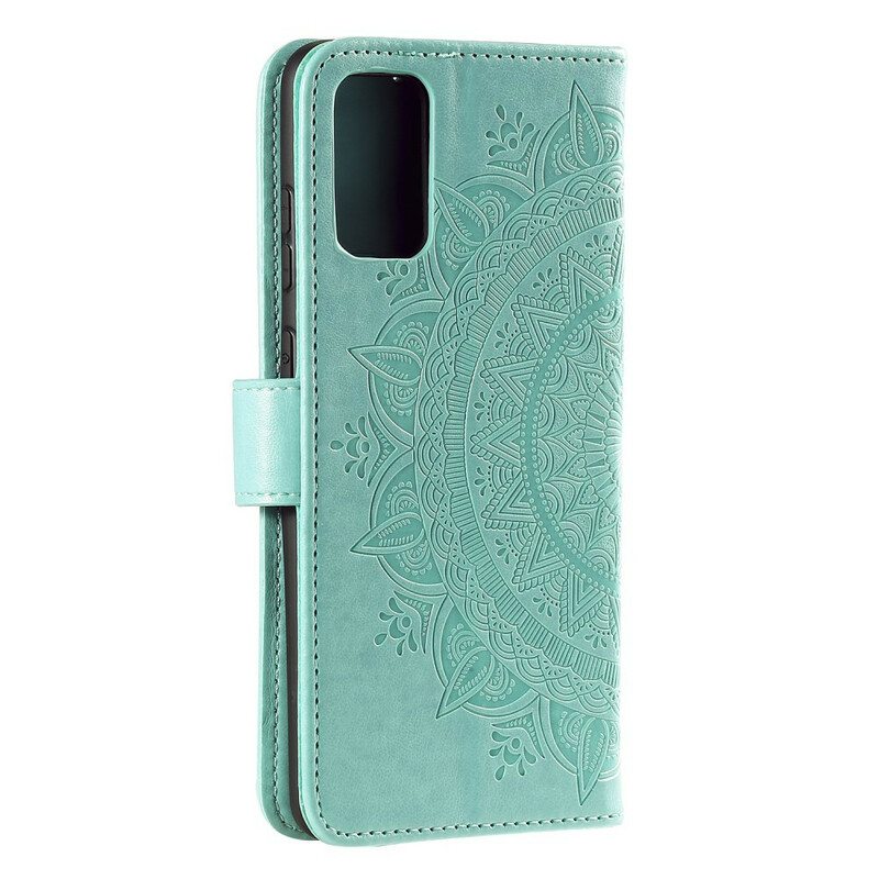 Flip Case Xiaomi Mi 10T / 10T Pro Auringon Mandala