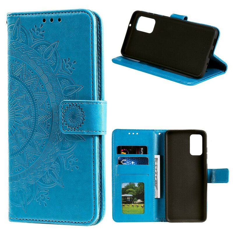 Flip Case Xiaomi Mi 10T / 10T Pro Auringon Mandala