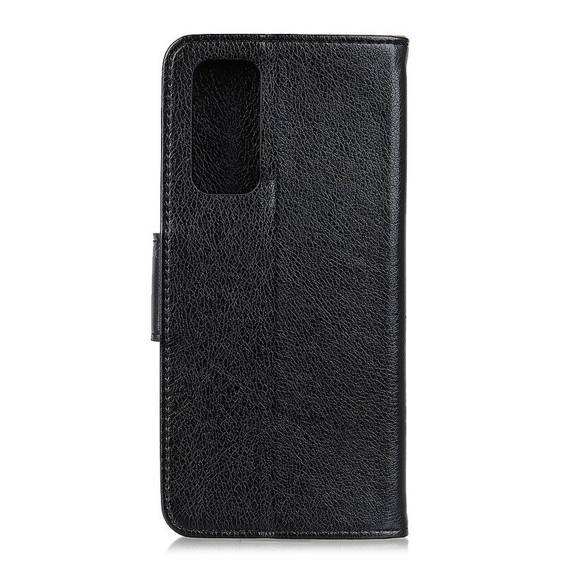 Flip Case Xiaomi Mi 10T / 10T Pro Nappan Haljattu Nahka