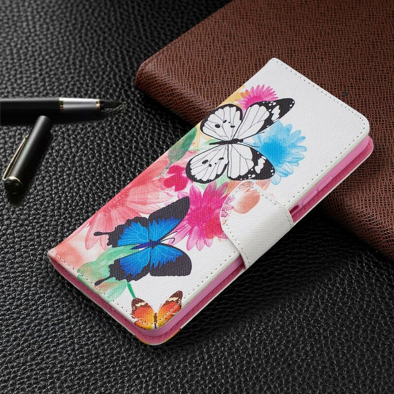 Kotelot Xiaomi Mi 10T / 10T Pro Maalatut Perhoset