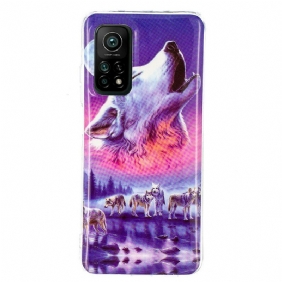 Kuori Xiaomi Mi 10T / 10T Pro Fluoresoiva Wolf-sarja