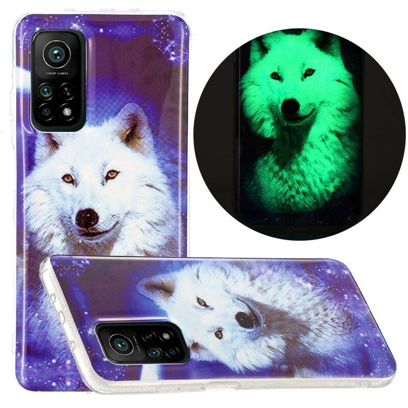 Kuori Xiaomi Mi 10T / 10T Pro Fluoresoiva Wolf-sarja