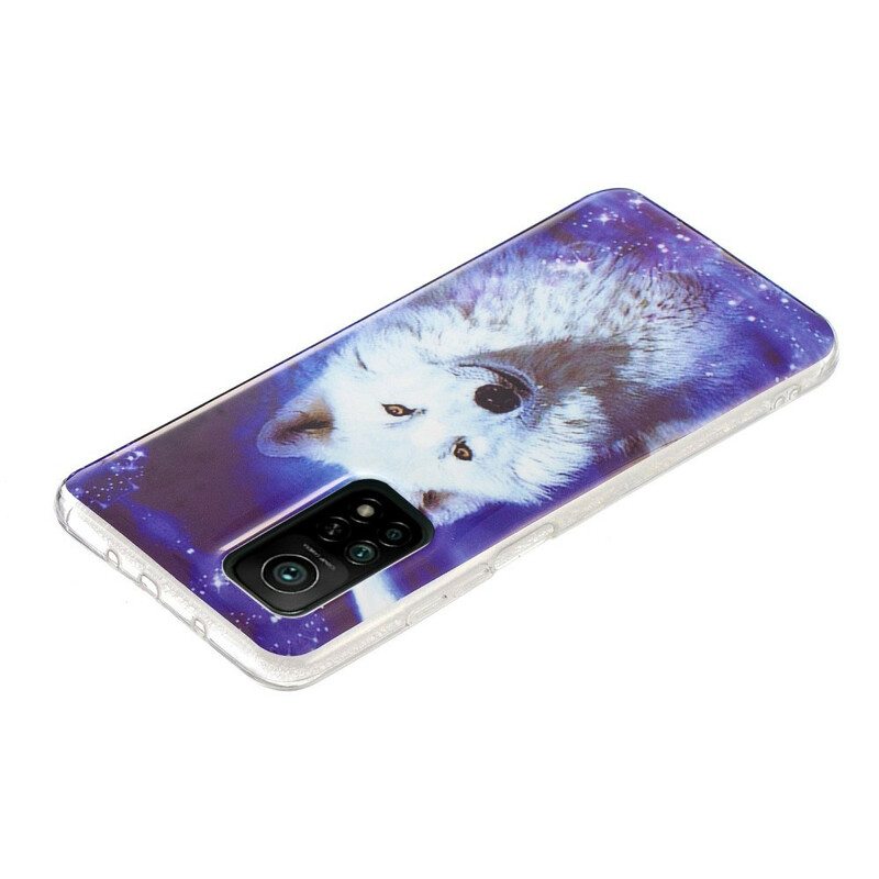 Kuori Xiaomi Mi 10T / 10T Pro Fluoresoiva Wolf-sarja