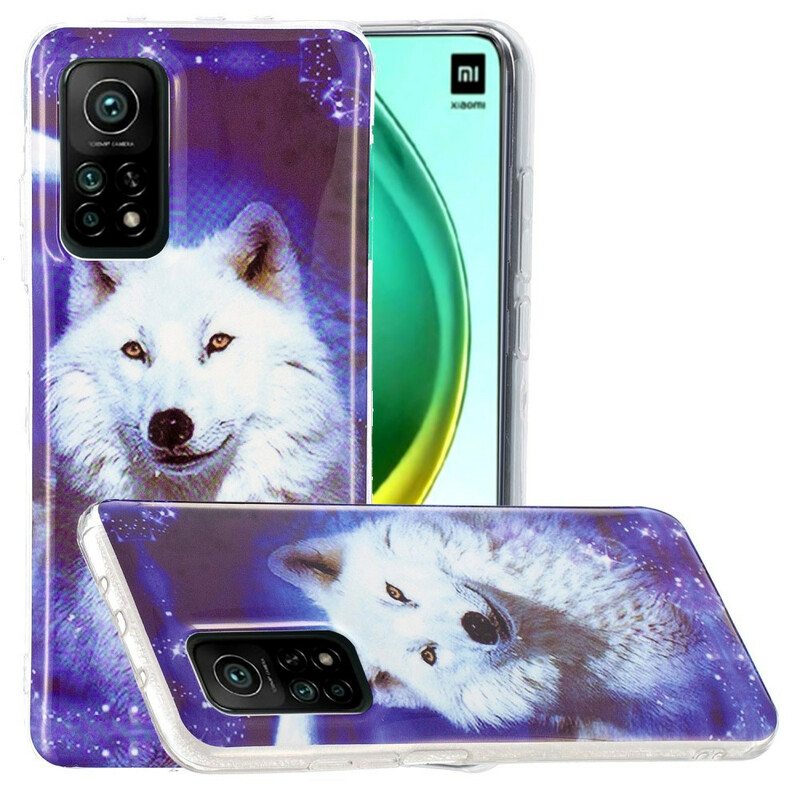 Kuori Xiaomi Mi 10T / 10T Pro Fluoresoiva Wolf-sarja