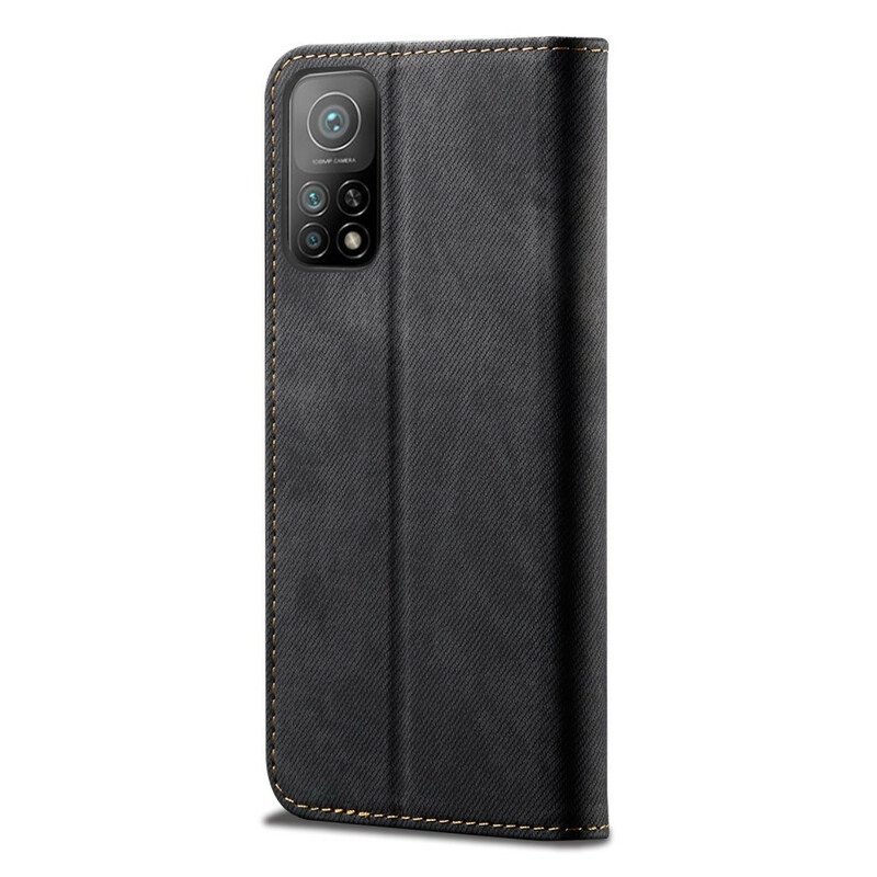 Puhelinkuoret Xiaomi Mi 10T / 10T Pro Kotelot Flip Denim Kangas