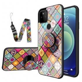 Kuori Google Pixel 5A Patchwork Magneettipidike