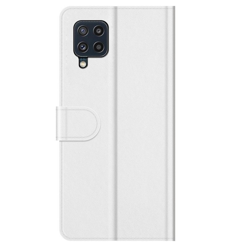 Flip Case Samsung Galaxy M32 Klassinen Nahkaefekti