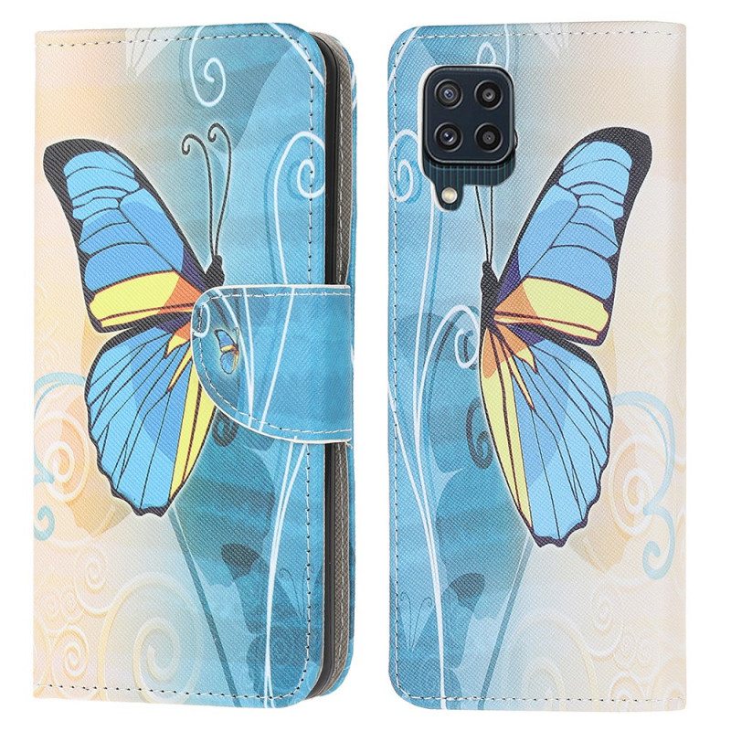 Flip Case Samsung Galaxy M32 Suvereenit Perhoset