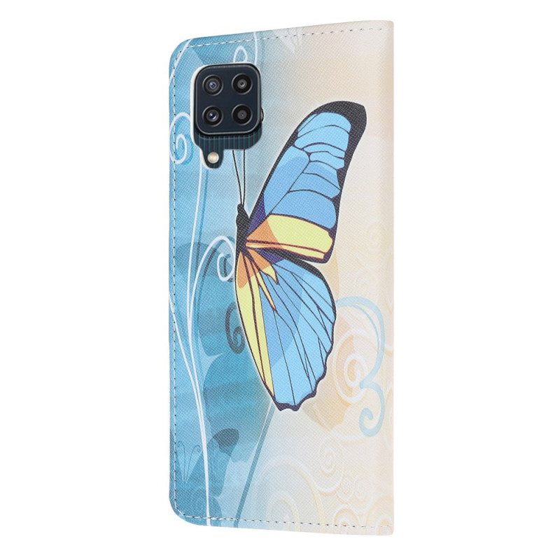 Flip Case Samsung Galaxy M32 Suvereenit Perhoset