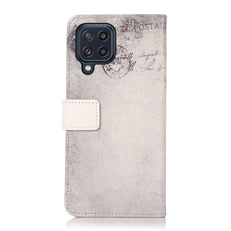 Flip Case Samsung Galaxy M32 Traveller Cat