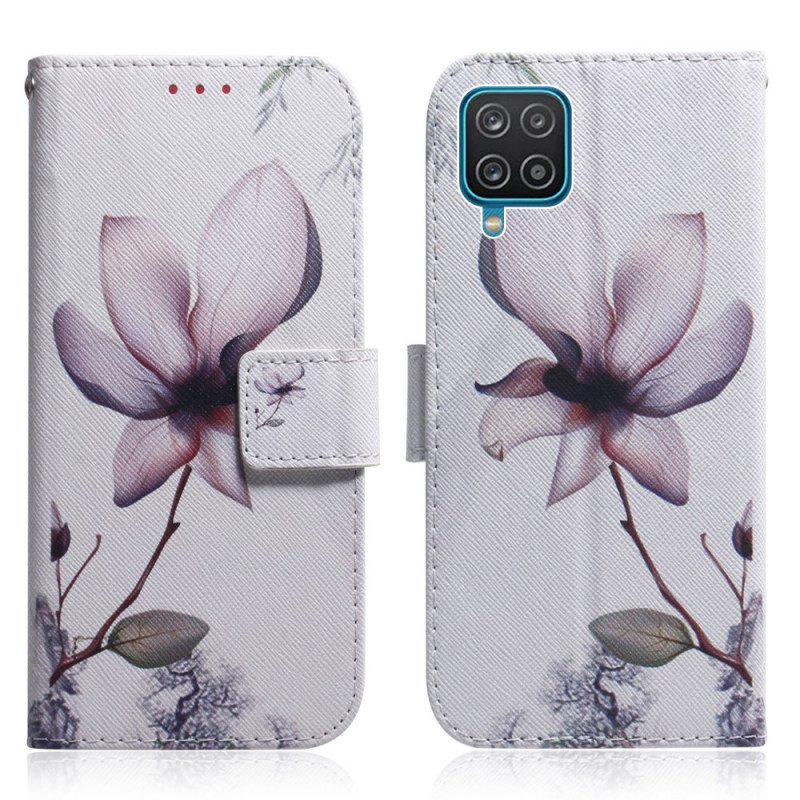 Kotelot Samsung Galaxy M32 Flower Dusty Pink