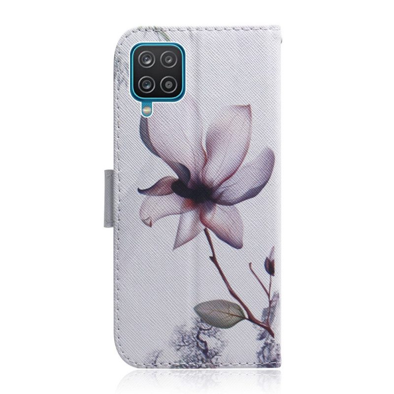 Kotelot Samsung Galaxy M32 Flower Dusty Pink