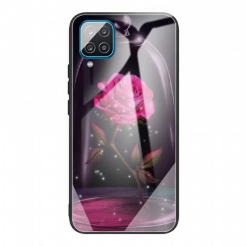 Kuori Samsung Galaxy M32 Magic Pink Tempered Glass