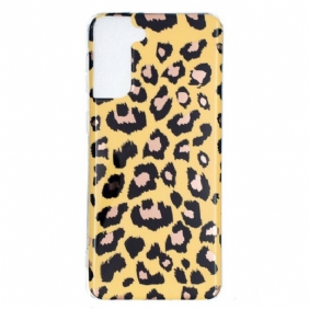 Kuori Samsung Galaxy S21 Plus 5G Leopard-tyylinen Marmori