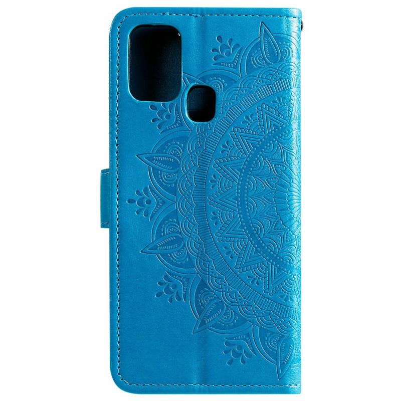 Kotelot Samsung Galaxy M21 Auringon Mandala