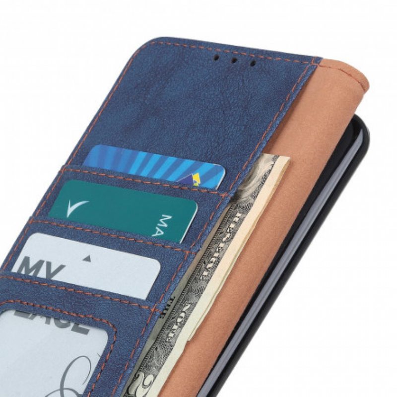 Flip Case OnePlus 9 Khazneh Retro Haljasnahka