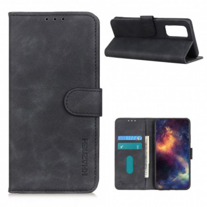 Flip Case OnePlus 9 Khazneh Vintage Nahkaefekti