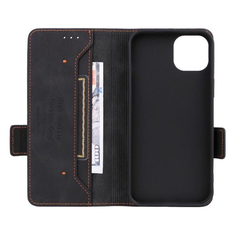 Kotelot iPhone 16 Pro Double Clasp Retro Style