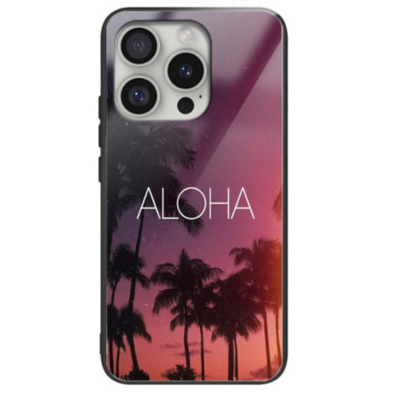 Puhelinkuoret iPhone 16 Pro Aloha Karkaistu Lasi