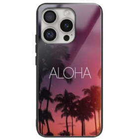 Puhelinkuoret iPhone 16 Pro Aloha Karkaistu Lasi