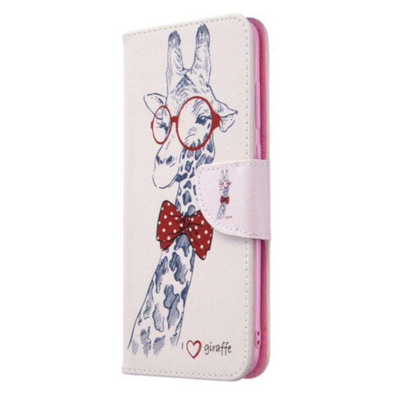 Flip Case Samsung Galaxy M11 Taitava Kirahvi