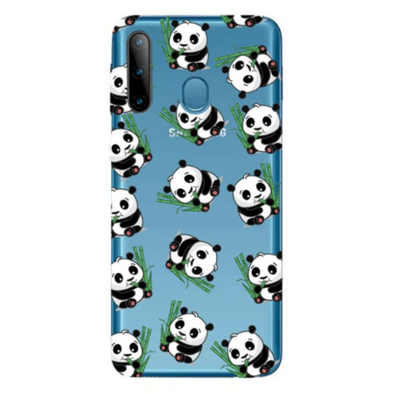 Kuori Samsung Galaxy M11 Top Panda Fun