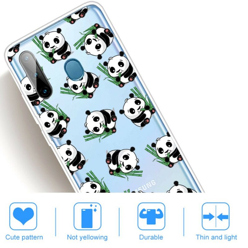 Kuori Samsung Galaxy M11 Top Panda Fun