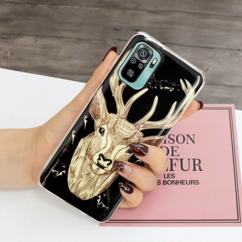 Kuori Poco M5s Fluoresoiva Majestic Deer