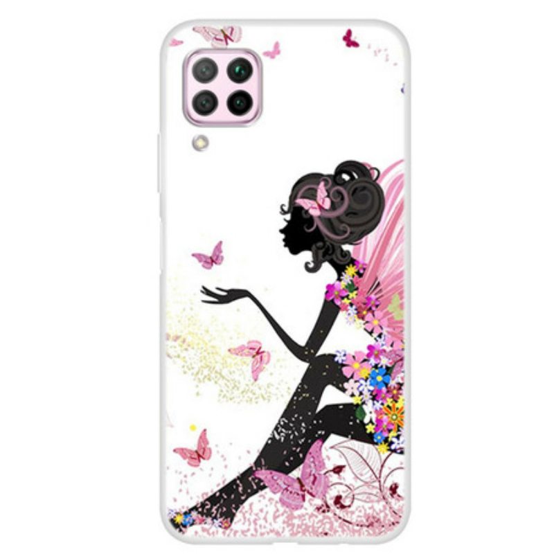 Case Huawei P40 Lite Butterfly Lady