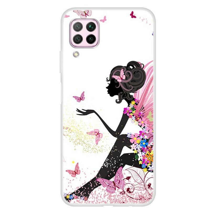 Case Huawei P40 Lite Butterfly Lady