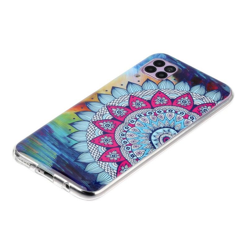 Case Huawei P40 Lite Fluoresoiva Pöllön Mandala