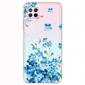 Case Huawei P40 Lite Kimppu Sinisiä Kukkia