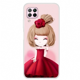 Case Huawei P40 Lite Manga Lady