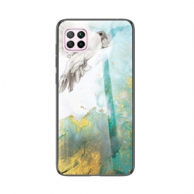 Case Huawei P40 Lite Premium Värit Karkaistu Lasi