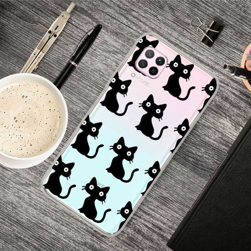 Case Huawei P40 Lite Useita Mustia Kissoja