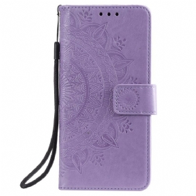 Flip Case Huawei P40 Lite Auringon Mandala