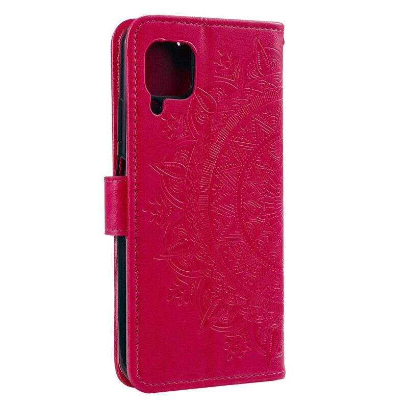 Flip Case Huawei P40 Lite Auringon Mandala