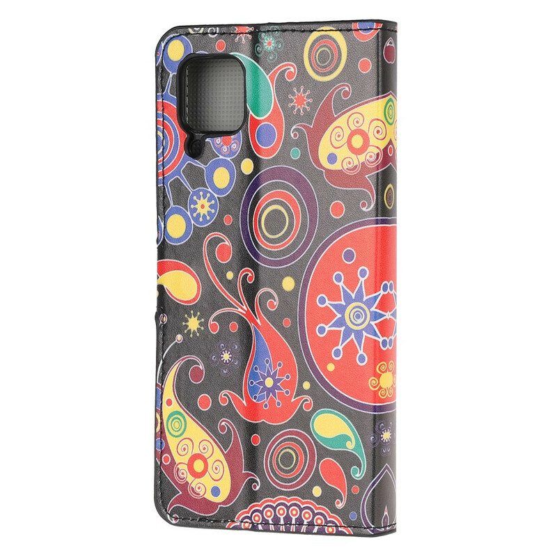 Nahkakotelo Huawei P40 Lite Galaxy Design