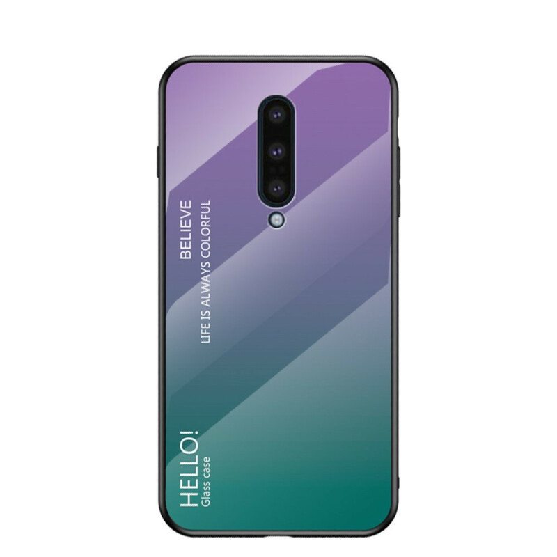 Kuori OnePlus 8 Karkaistu Lasi Hello