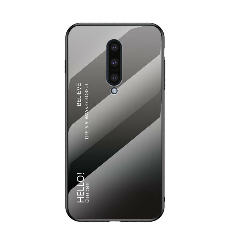 Kuori OnePlus 8 Karkaistu Lasi Hello