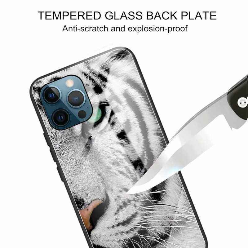 Case iPhone 13 Pro Tiger Karkaistu Lasi