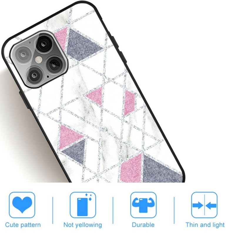 Kuori iPhone 13 Pro Glitter Marble