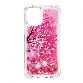 Kuori iPhone 13 Pro Glitter Tree