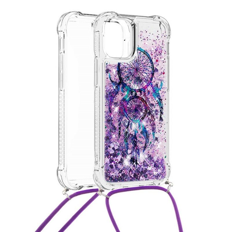 Kuori iPhone 13 Pro Kiristysnyörillä Paljetin Kiristysnyöri Dream Catcher