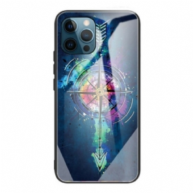 Kuori iPhone 13 Pro Wind Rose Karkaistu Lasi