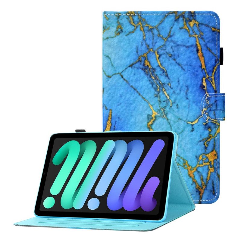 Flip Case iPad Mini 6 (2021) Marmori Tyyli