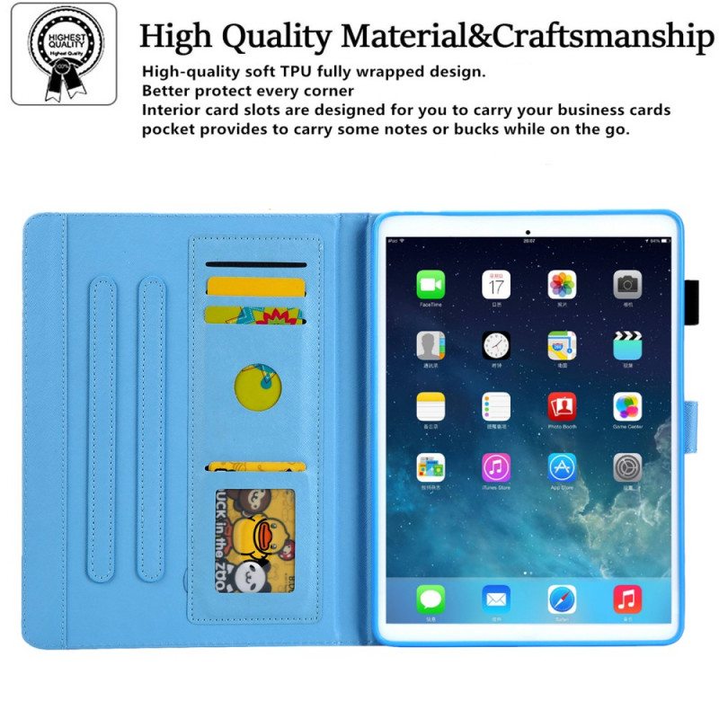 Flip Case iPad Mini 6 (2021) Värikkäitä Perhosia