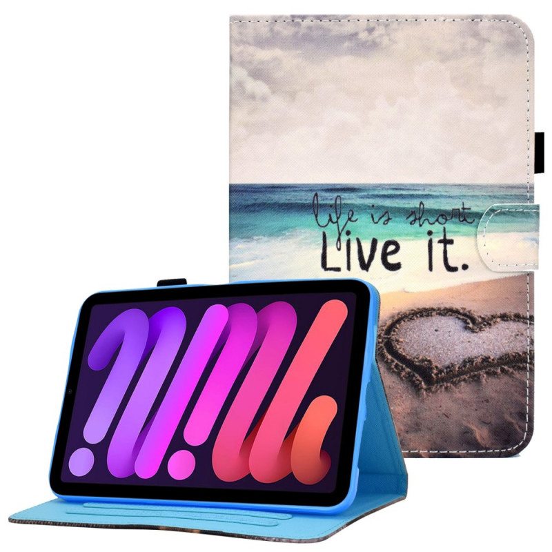 Kotelot iPad Mini 6 (2021) Live It Beach